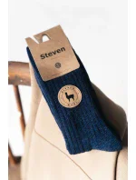 Ponožky 044-005 Alpaca navy blue - Steven