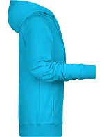 Daiber 8023 Dámská raglánová mikina s kapucí 02.8023 turquoise Daiber 8023 Dámská raglánová mikina s kapucí 02.8023 turquoise