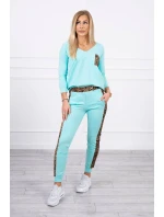 Mátová sada s leopardím potiskem Mátová sada s leopardím potiskem