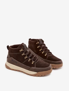 Pánské semišové trekové boty Big Star – hnědé
