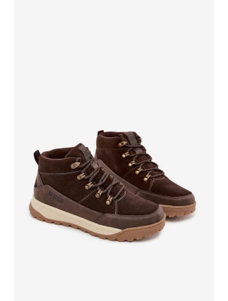 Pánské semišové trekové boty Big Star – hnědé