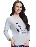 Dámské pyžamo 612 grey plus - Luna Dámské pyžamo 612 grey plus - Luna