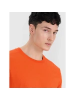 Pánské oversize hladké tričko s dlouhým rukávem 4F 4FRSS25TLONM518-70S pánské Pánské oversize hladké tričko s dlouhým rukávem 4F 4FRSS25TLONM518-70S pánské