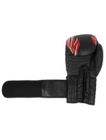 RBT-5A kožené boxerské rukavice černo-červené