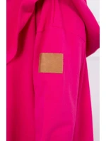 Dlouhá pláštěnka s kapucí fuchsiová Dlouhá pláštěnka s kapucí fuchsiová