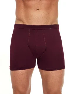 Pánské boxerky 092 Authentic claret - CORNETTE