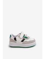 Klasické Dětské Sportovní Boty Bílo-Zelené Marlin