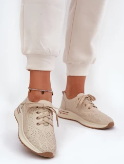 Dámské Kožené Lehká Polobotky Artiker 54C1759 Béžové