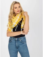 Dámský šátek AT CH ARAFAT.37 bílá a žlutá Dámský šátek AT CH ARAFAT.37 bílá a žlutá