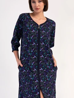 Dámské domácí šaty Kolibřík modré - Vienetta