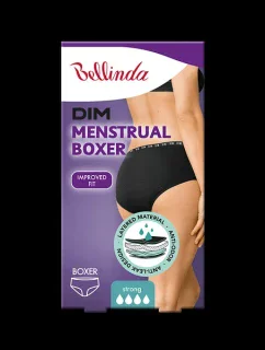 Noční i denní menstruační kalhotky (boxerky) MENSTRUAL BOXER STRONG - BELLINDA - černá