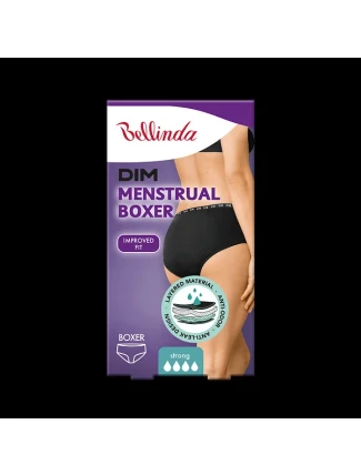 Noční i denní menstruační kalhotky (boxerky) MENSTRUAL BOXER STRONG - BELLINDA - černá Noční i denní menstruační kalhotky (boxerky) MENSTRUAL BOXER STRONG - BELLINDA - černá