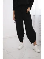 Souprava Punto Milano Winter tepláky + kalhot černý