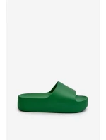 Dámské žabky na tlusté podrážce béžové Oreithano