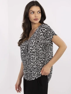 Halenka D73771M11171B šedá černá