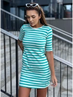 TW SK 2092 šaty.83P bílá zelená TW SK 2092 šaty.83P bílá zelená