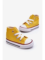 Dětské vysoké tenisky Filemon žluté - Sweet Shoes Dětské vysoké tenisky Filemon žluté - Sweet Shoes