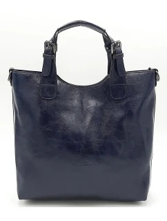 Luxusní tmavě modrá dámská kabelka BX5KM - Ines Delaure