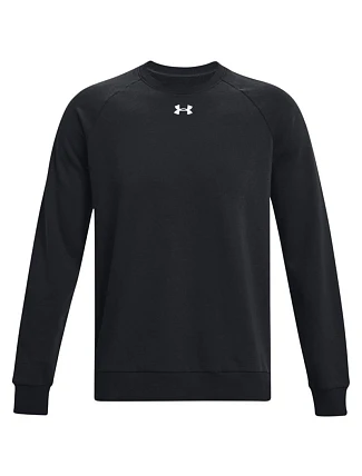 Pánská mikina Under Armour Rival Fleece Crew, černá, 1379755 001 Pánská mikina Under Armour Rival Fleece Crew, černá, 1379755 001