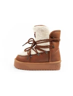 D.Franklin dámské zateplené zimní boty hnědé dámské