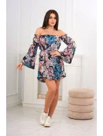 Španělské květinové šaty černé Španělské květinové šaty černé