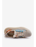 Pánské sportovní boty HI-POLY SYSTEM Big Star NN174452 Beige