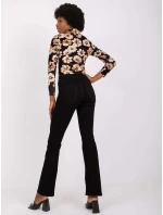 Halenka DHJ BZ N6118.36 černá a béžová Halenka DHJ BZ N6118.36 černá a béžová