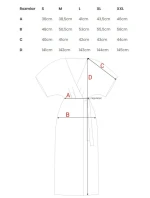 S406 Viskózové maxi šaty se zavinovacím vzorem - modré