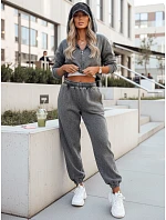 Dámské kalhoty DREY šedé FashionStreet UY3064