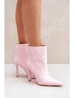 Lakované Boty Na Špičce Růžové Seliri