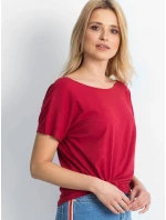 Tričko RV TS 4662.04X kaštanová Tričko RV TS 4662.04X kaštanová