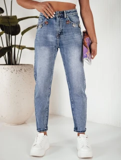Dámské džínové kalhoty MOM modré FashionStreet UY1882