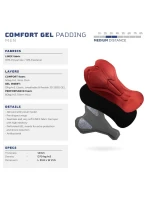 Rogelli šortky se šlemi FAST černé M