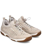 Dámská ažurová pohodlná béžová obuv Rieker 55960-60