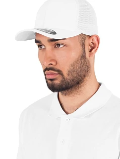 Flexfit 6533/6533T 6 panelová síťovaná kšiltovka 55.6533 white
