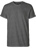 Neutral O 60012 Pánské bio tričko s ohrnutými rukávy 77.6012 dark heather Neutral O 60012 Pánské bio tričko s ohrnutými rukávy 77.6012 dark heather