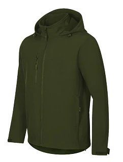 Trail softshellová bunda pánská military