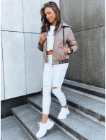 Dámský prošívaný bomber HEKATE beige FashionStreet TY3756