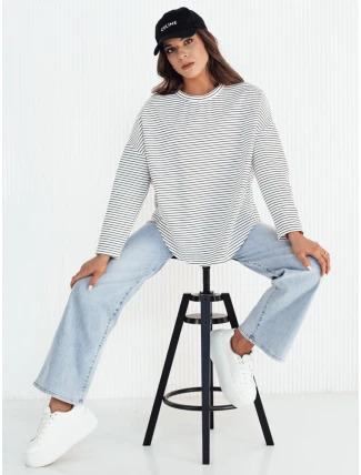 Dámská oversize mikina PEILLE bílá FashionStreet RY2364