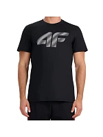 Pánské tričko 4F M3342 deep black 4FWMM00TTSHM3342 020S pánské