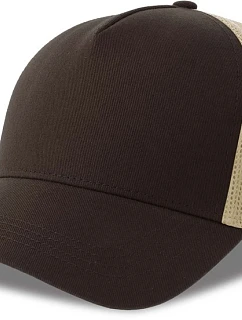 Atlantis Headwear Rapper Cotton-S 5 panelová Trucker kšiltovka 33.0260 brown/stone
