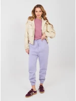 Tepláky CLM DR 1107.98 světle fialové