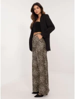 Kalhoty LK SP 509799.38 černé a béžové Kalhoty LK SP 509799.38 černé a béžové