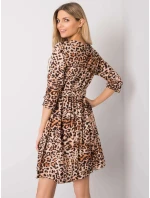 Šaty DHJ SK 11092A.75P černé a béžové - FPrice