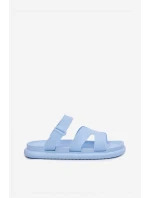 Dámské Gumové Pantofle S Páskem Modré Tavirae