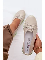 Kožené dámské polobotky S.Barski GR61-5970 Béžové Kožené dámské polobotky S.Barski GR61-5970 Béžové