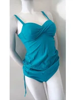 Dámské dvoudílné plavky tankiny Raisa III tyrkysové - Gwinner