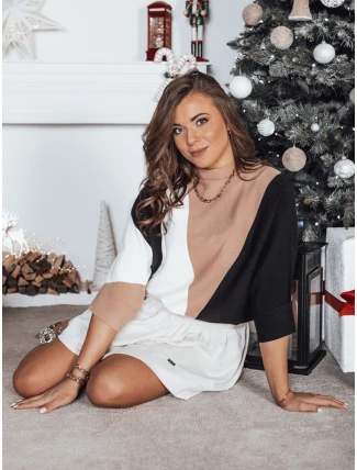 ROSETTA dámský tříbarevný svetr FashionStreet MY1990