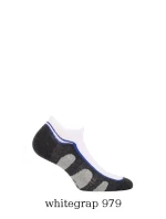 Pánské kotníkové ponožky Wola Sportive W91.1N3 Ag+ vzor