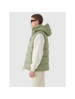 Pánské péřové tričko bez rukávů s přírodní výplní 4F 4FWAW24TVJAM148-43S